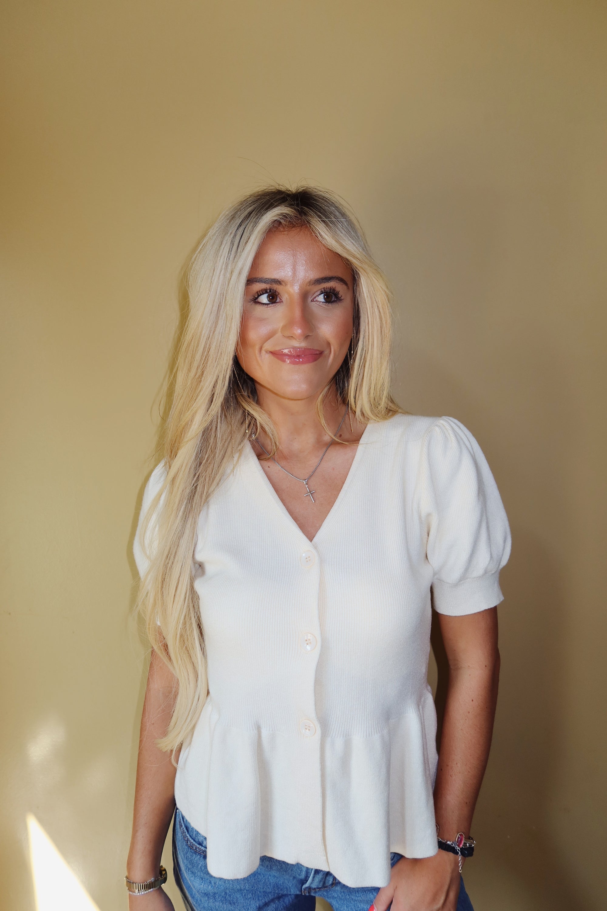 Tonya Peplum Top