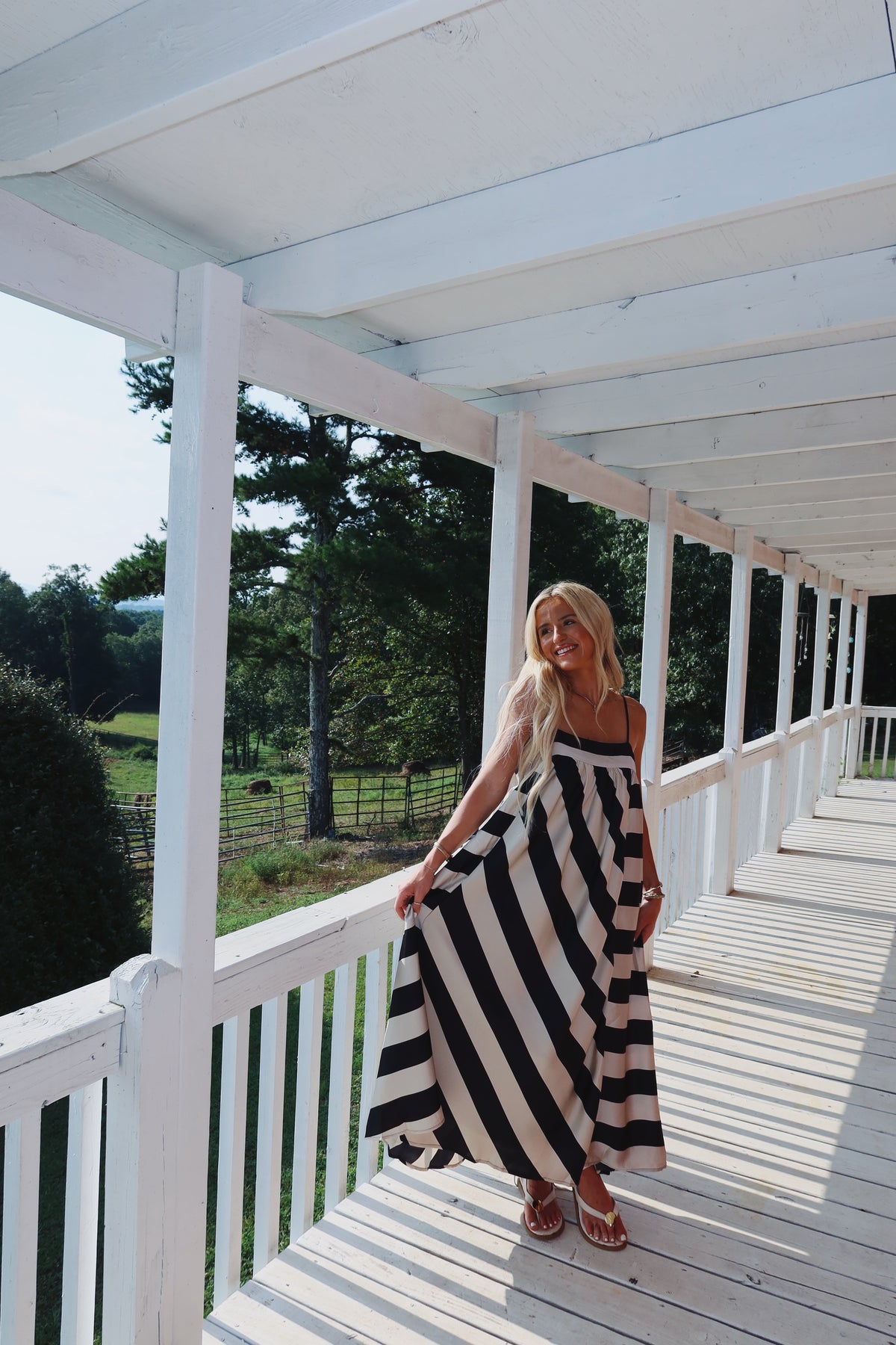 Bold Striped Sundress