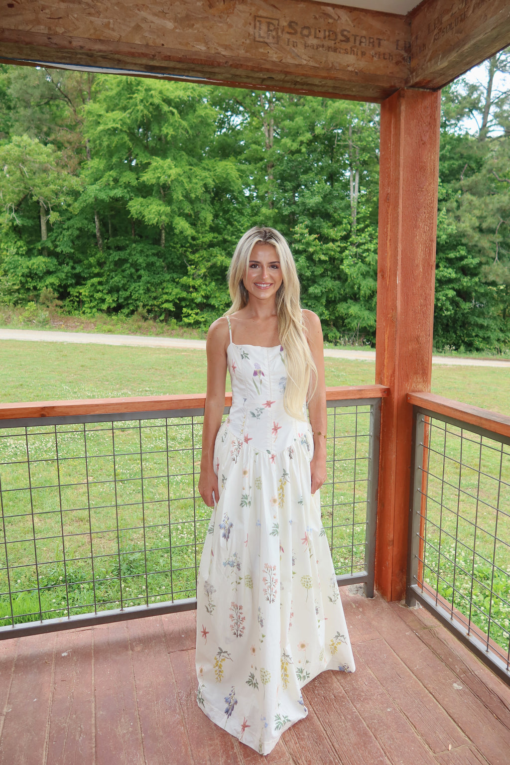 Sunlit Garden Party Maxi