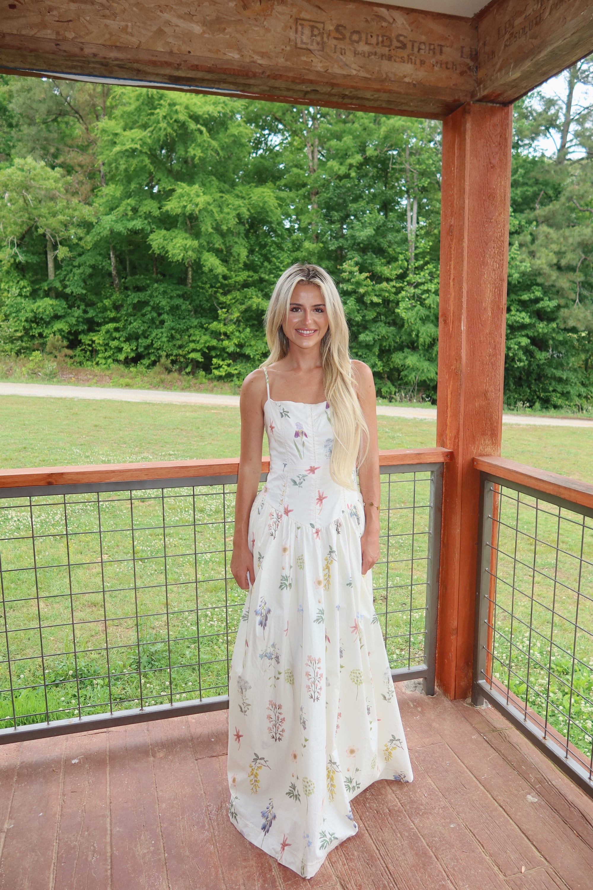 Sunlit Garden Party Maxi
