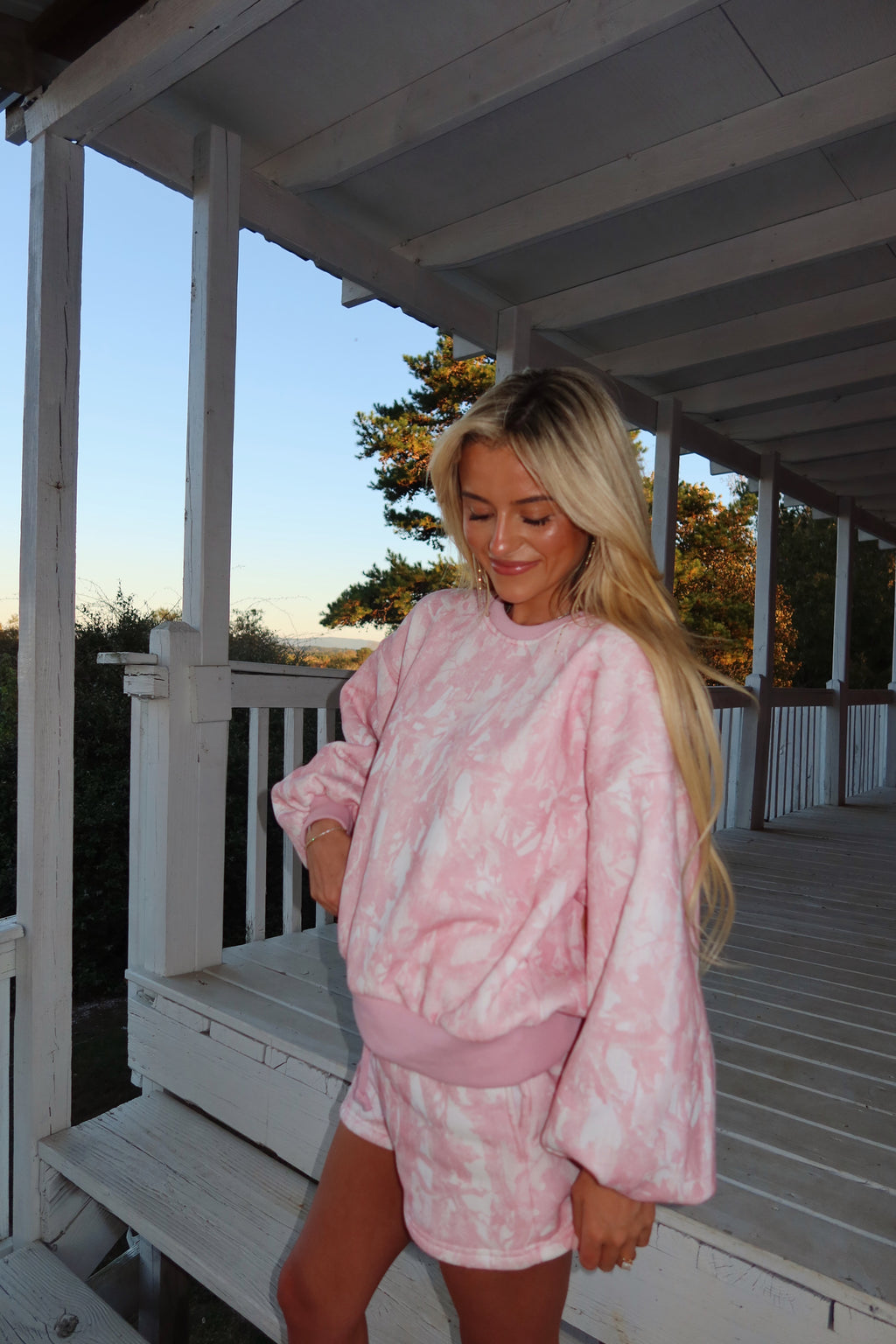 Woodland Camo Sweatshirt (PINK)