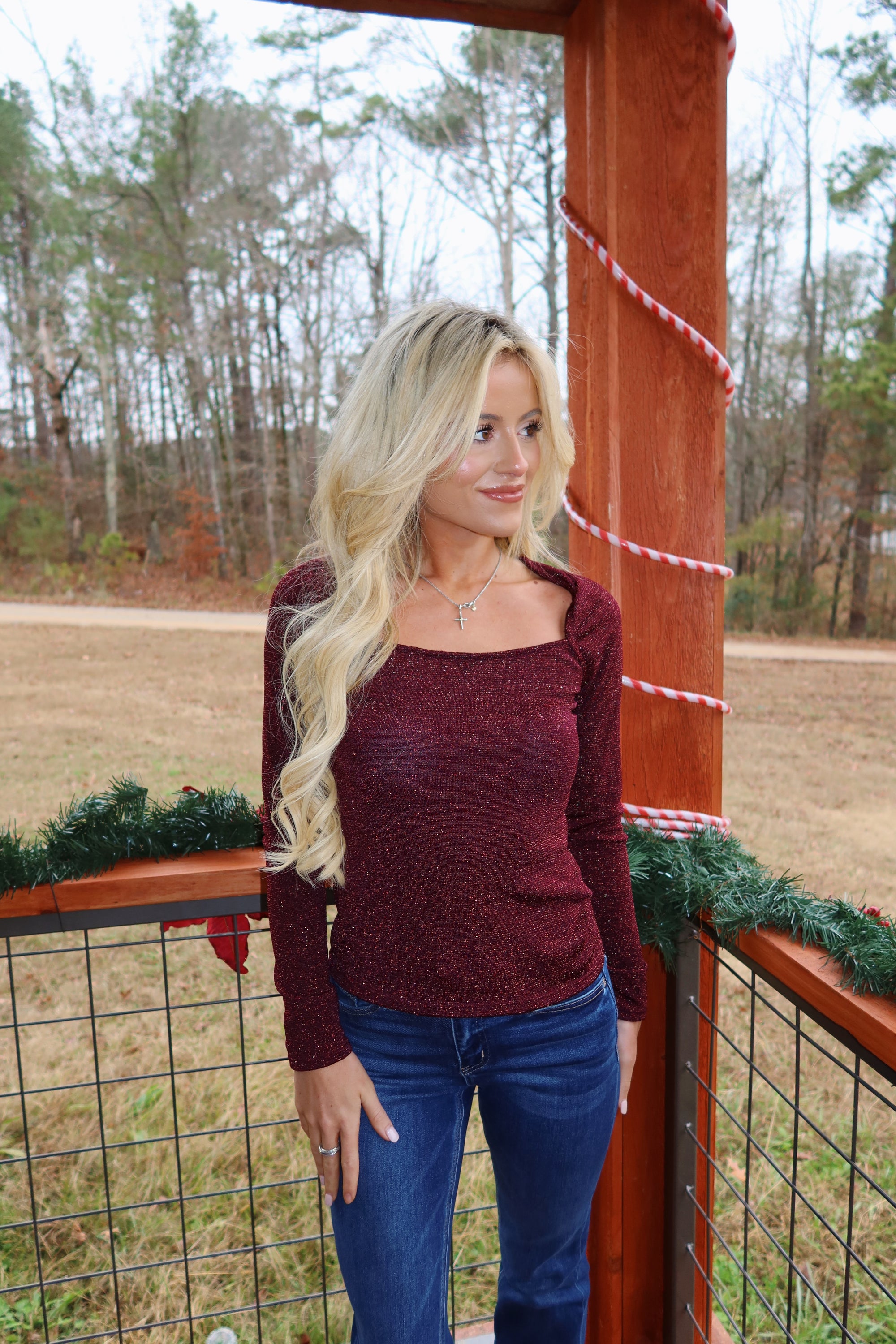 Holiday Spark Top