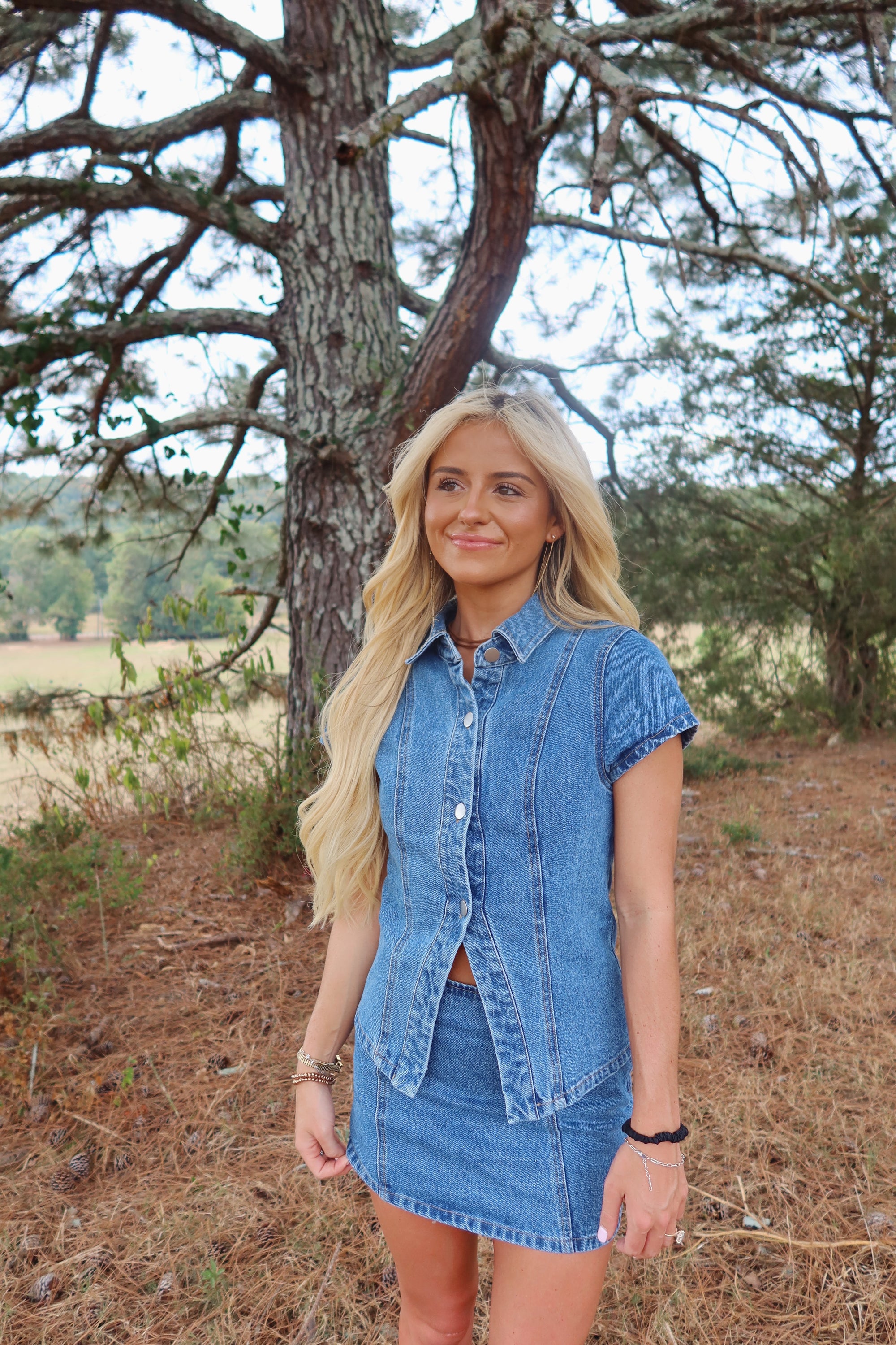 Autumn Blues Denim Set