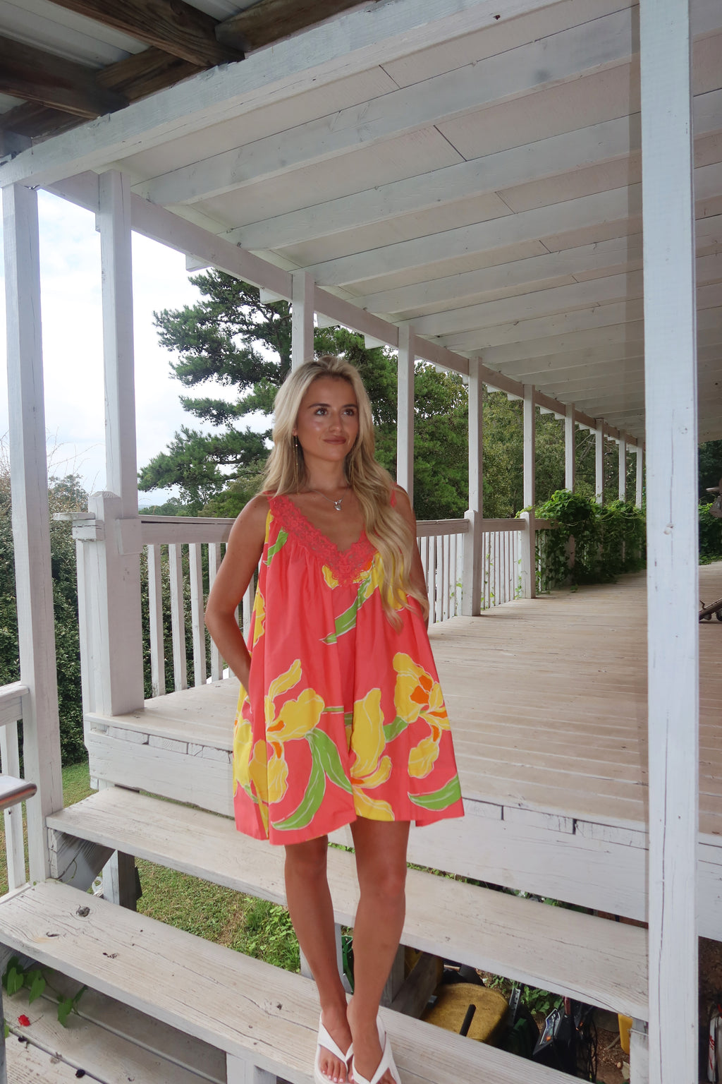 Sylvia Floral Swing Dress
