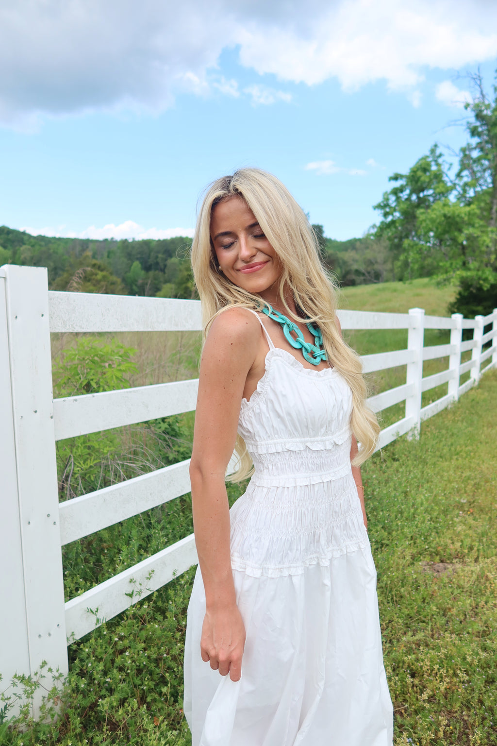 Marcie Smocked Maxi Dress