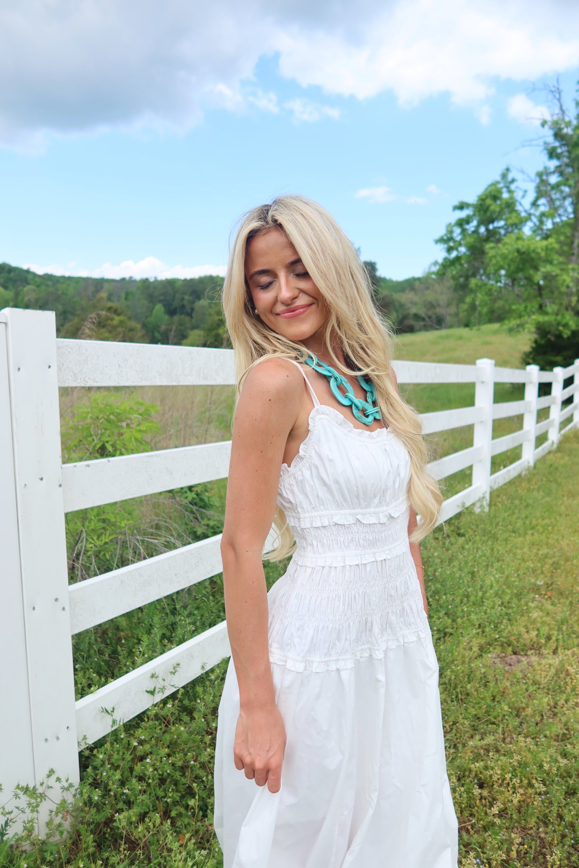 Marcie Smocked Maxi Dress