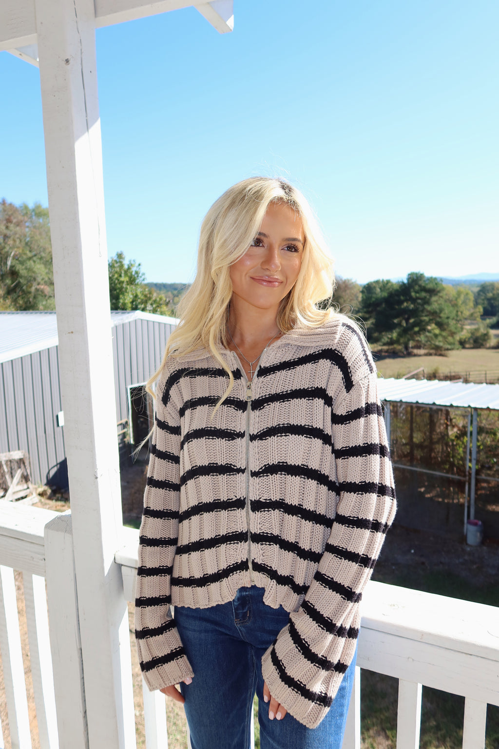 The Rowan Knit Zip-up