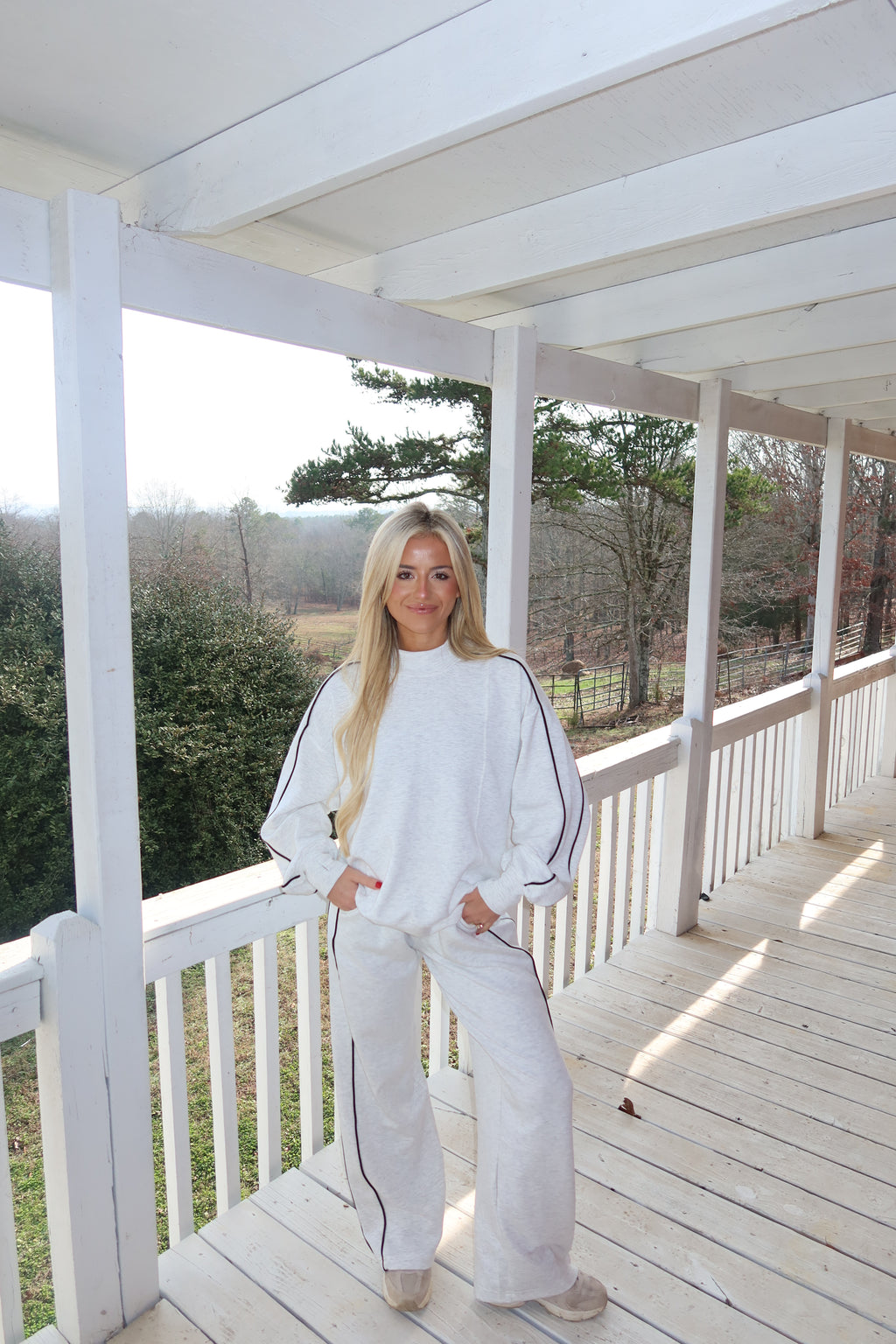 Morning Fog Straight Leg Pants