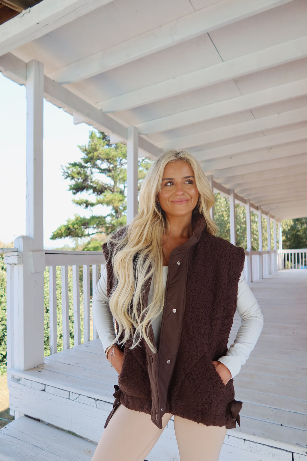 Alpine Sherpa Vest (Brown)