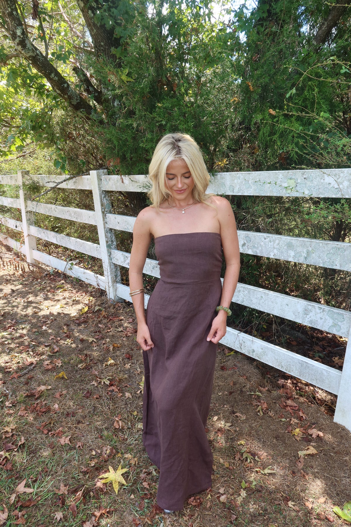 Iris Linen Maxi Dress