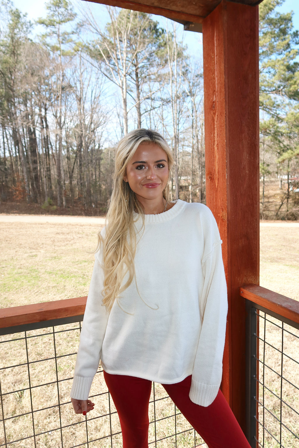 Ivory Ease Sweater