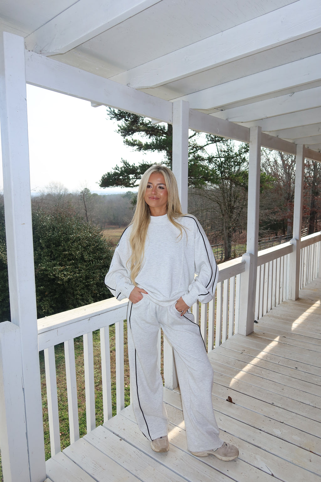 Morning Fog Straight Leg Pants