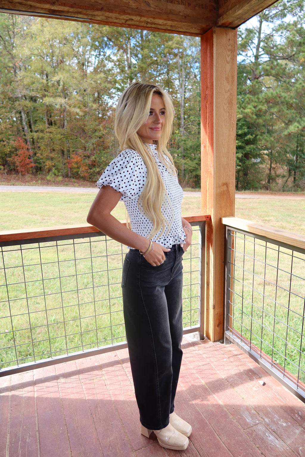 The Parisian Dot Top