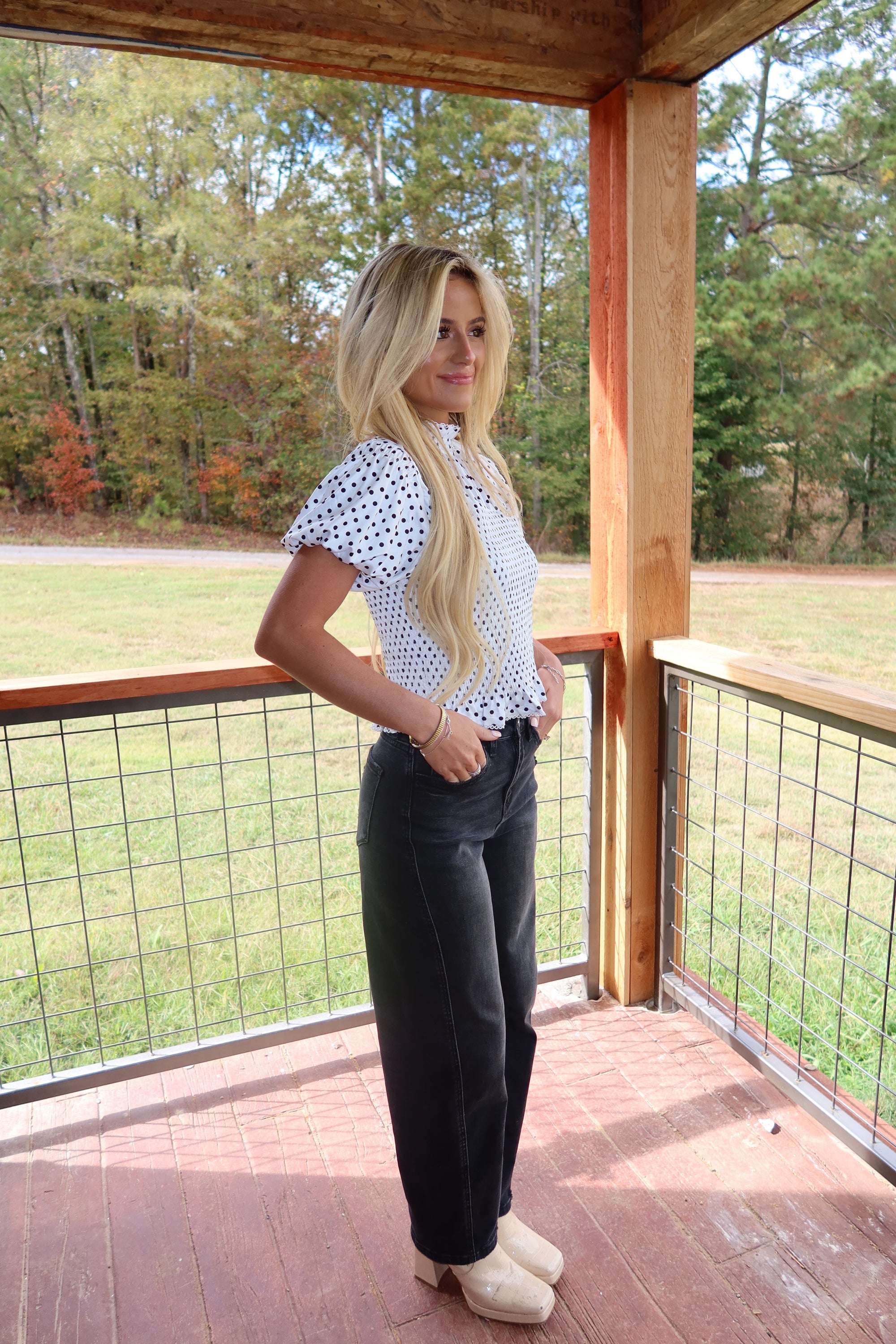 The Parisian Dot Top