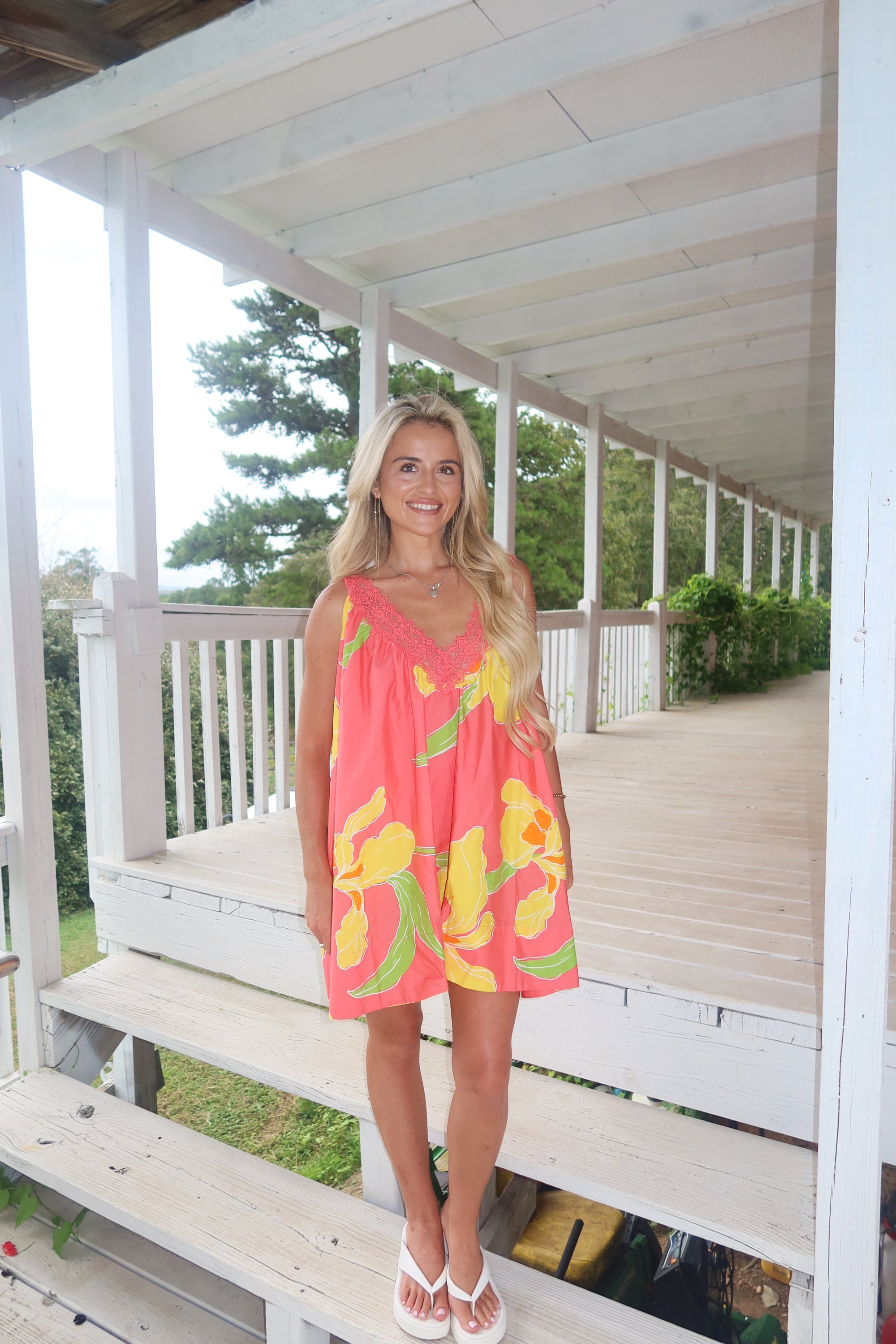 Sylvia Floral Swing Dress