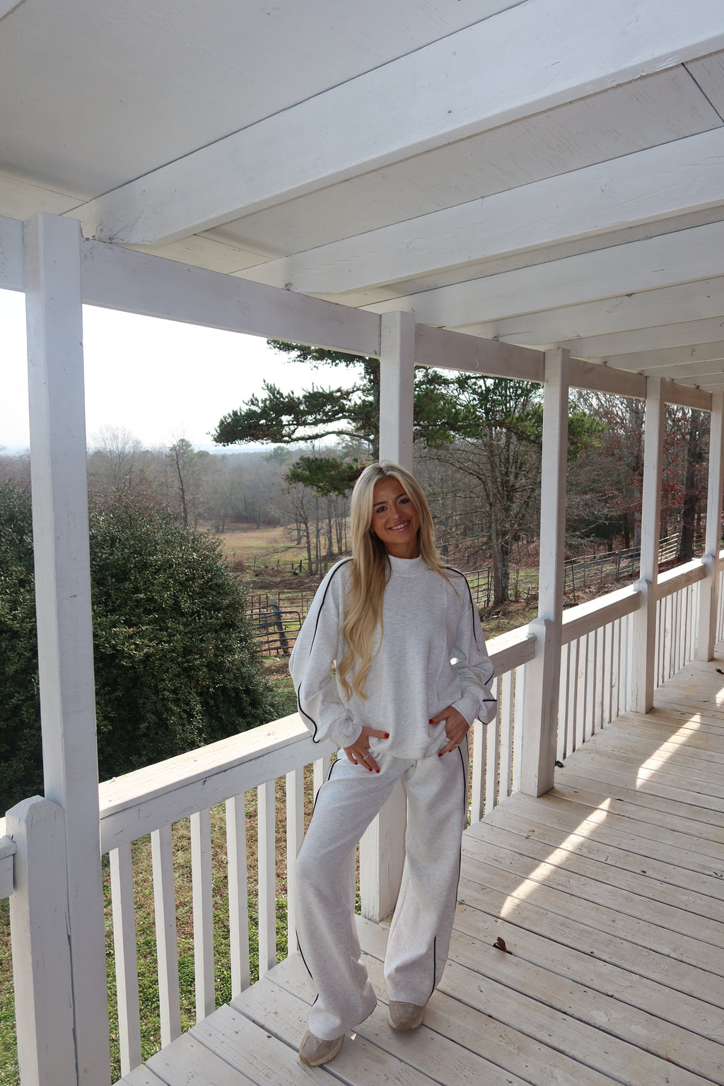 Morning Fog Straight Leg Pants