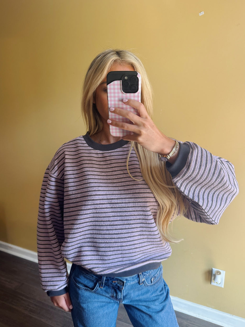 Relaxed Striped Pullover
