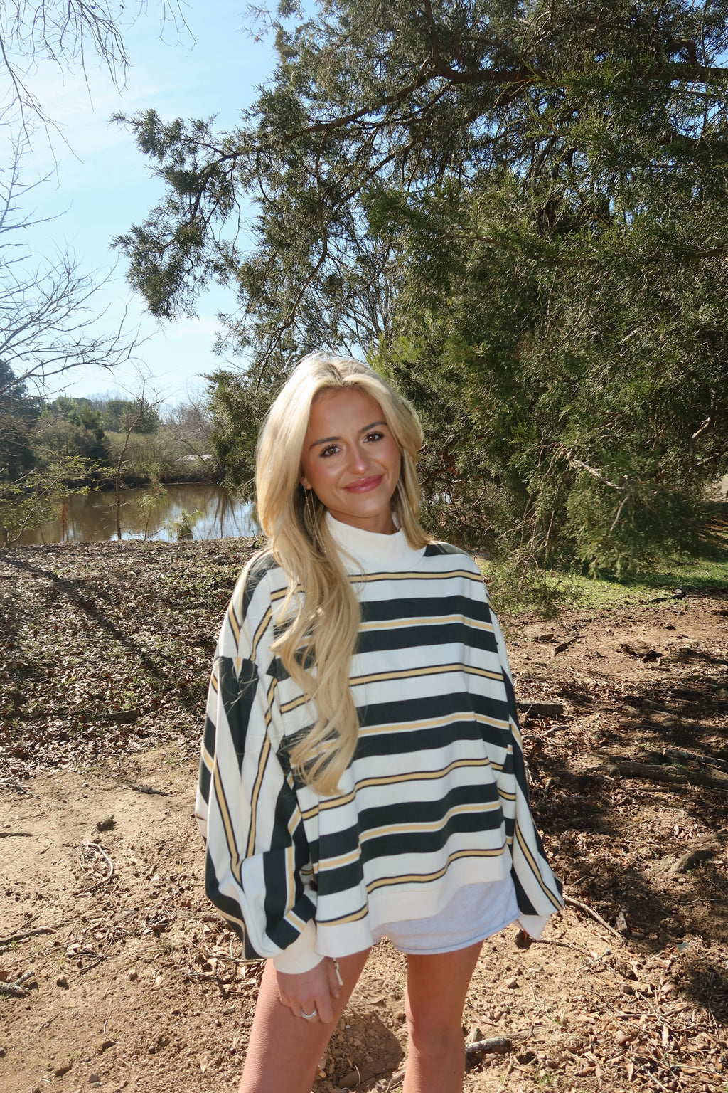 Varsity Mock Neck (Green)