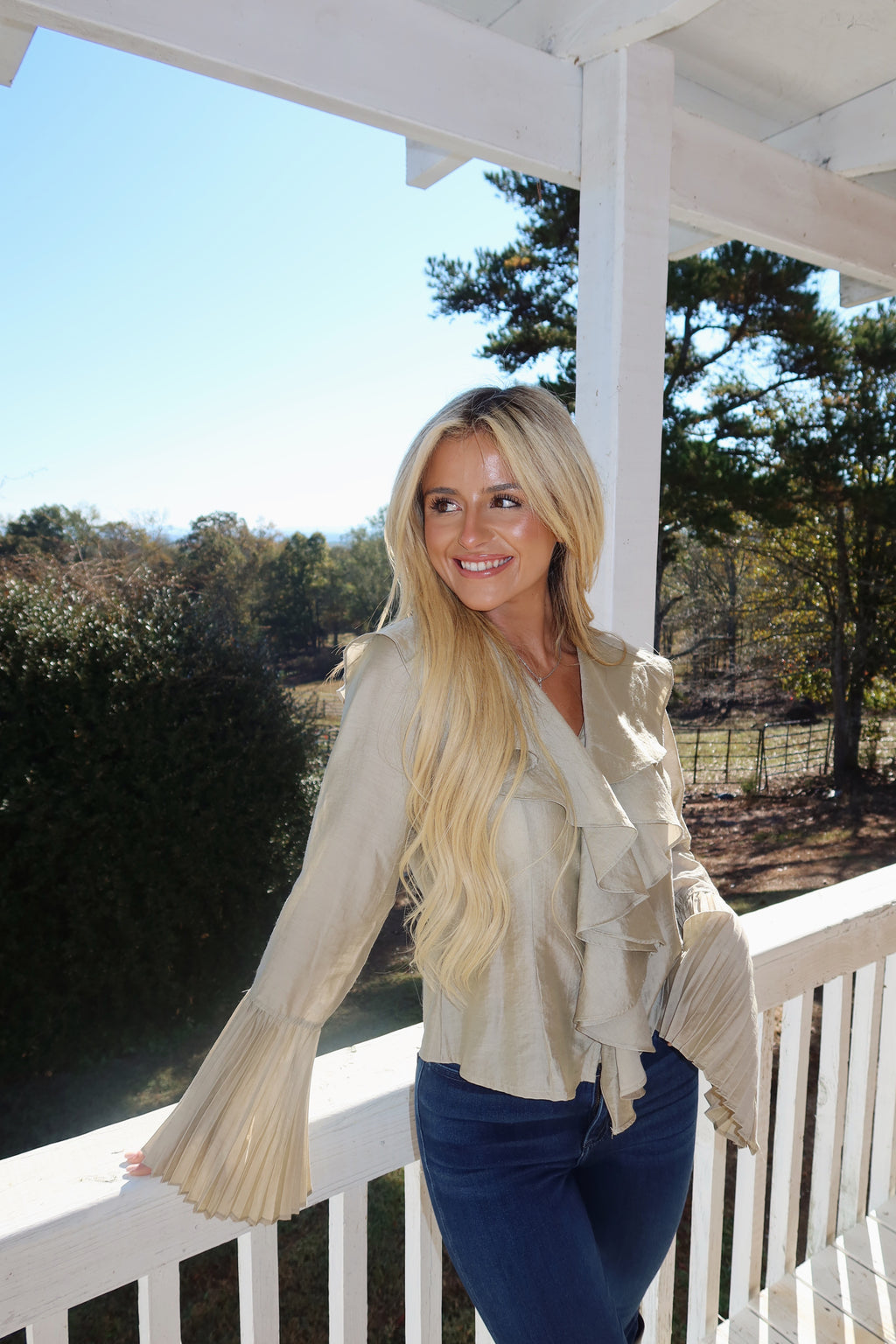 Champagne Toast Blouse