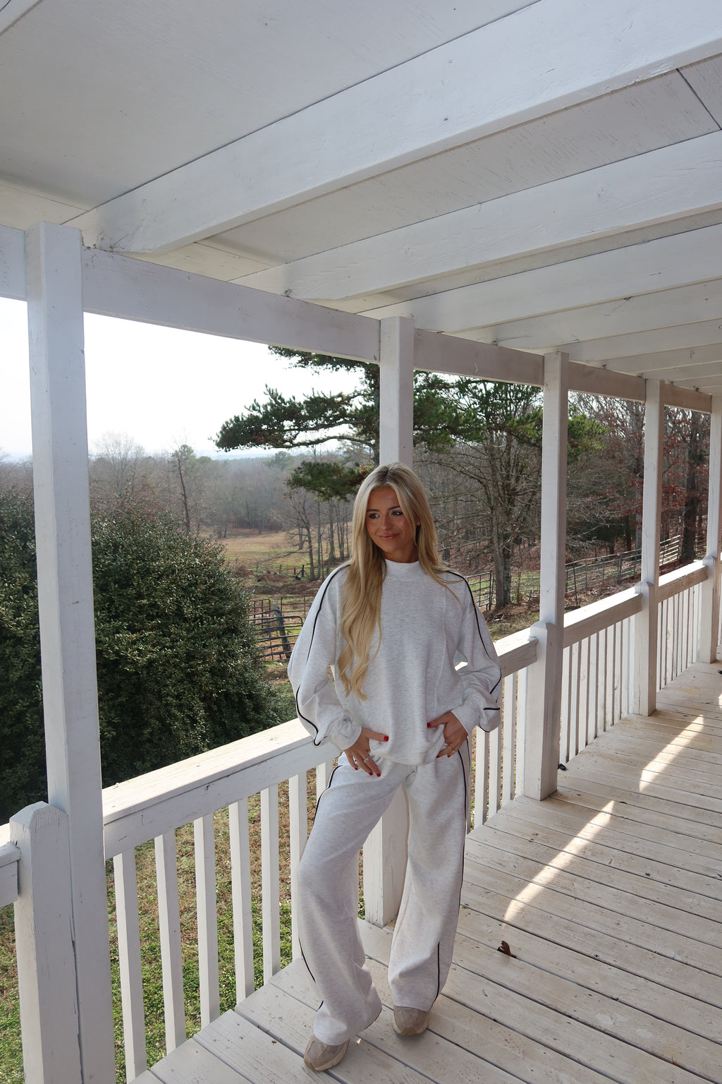 Morning Fog Straight Leg Pants