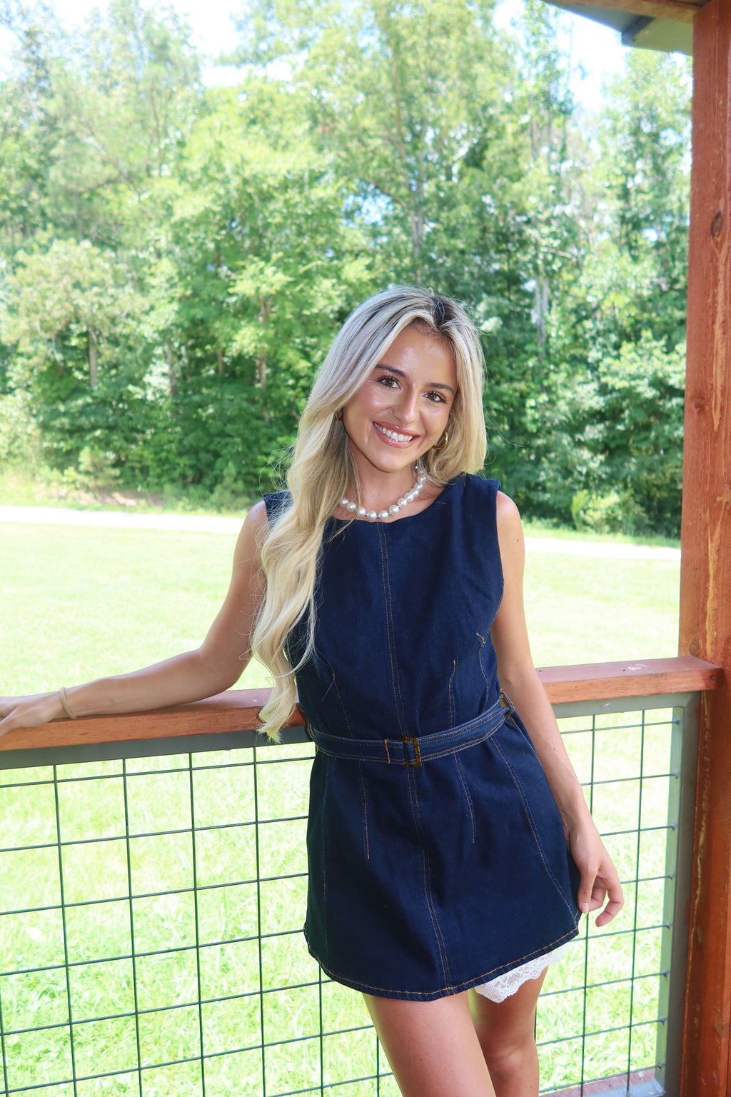 Sutton Denim Top