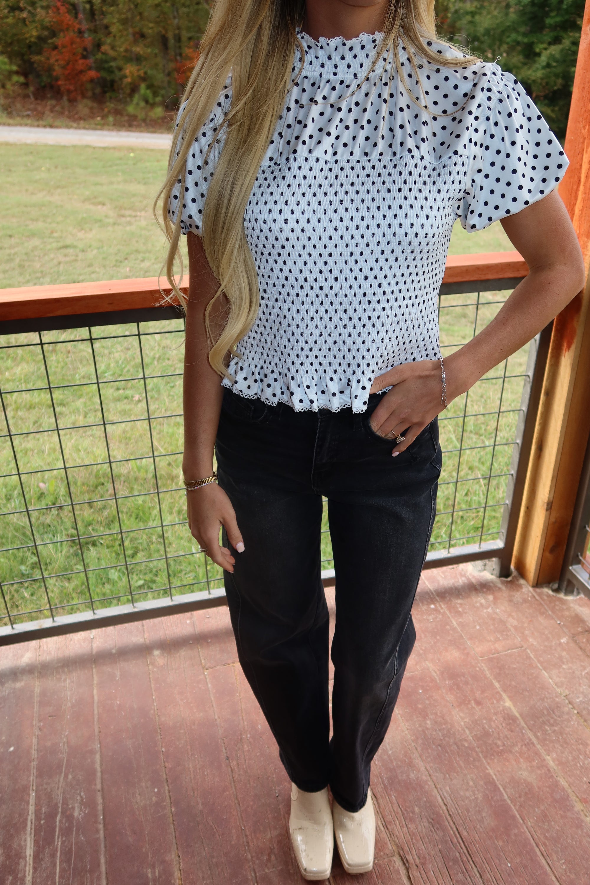 The Parisian Dot Top