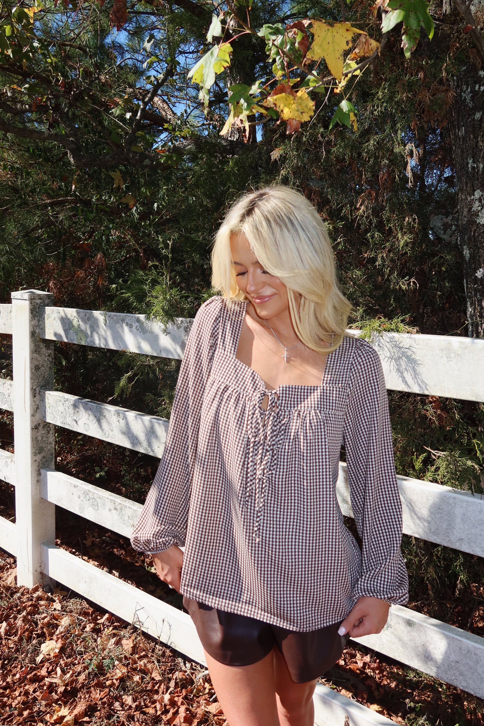 Scarlett Gingham Blouse