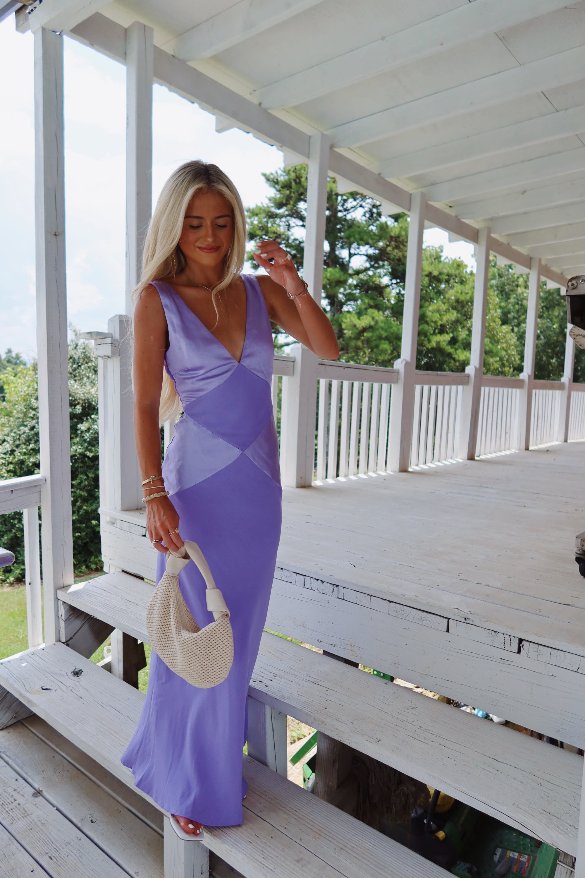 The Wknd Satin Maxi Dress