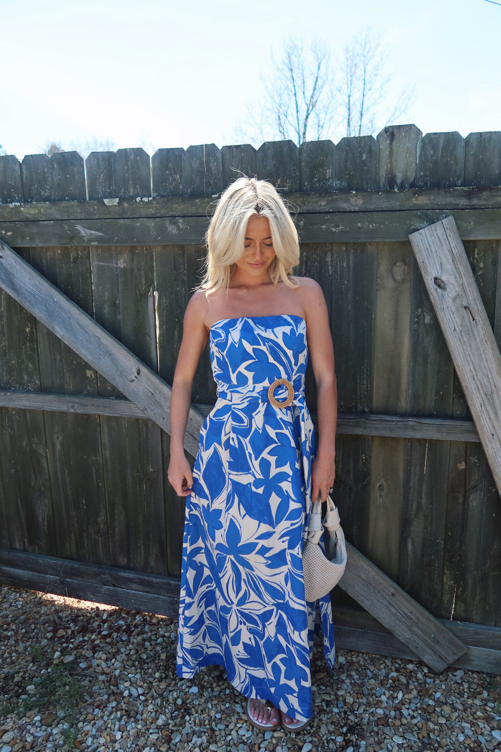Mykonos Belted Maxi Dress