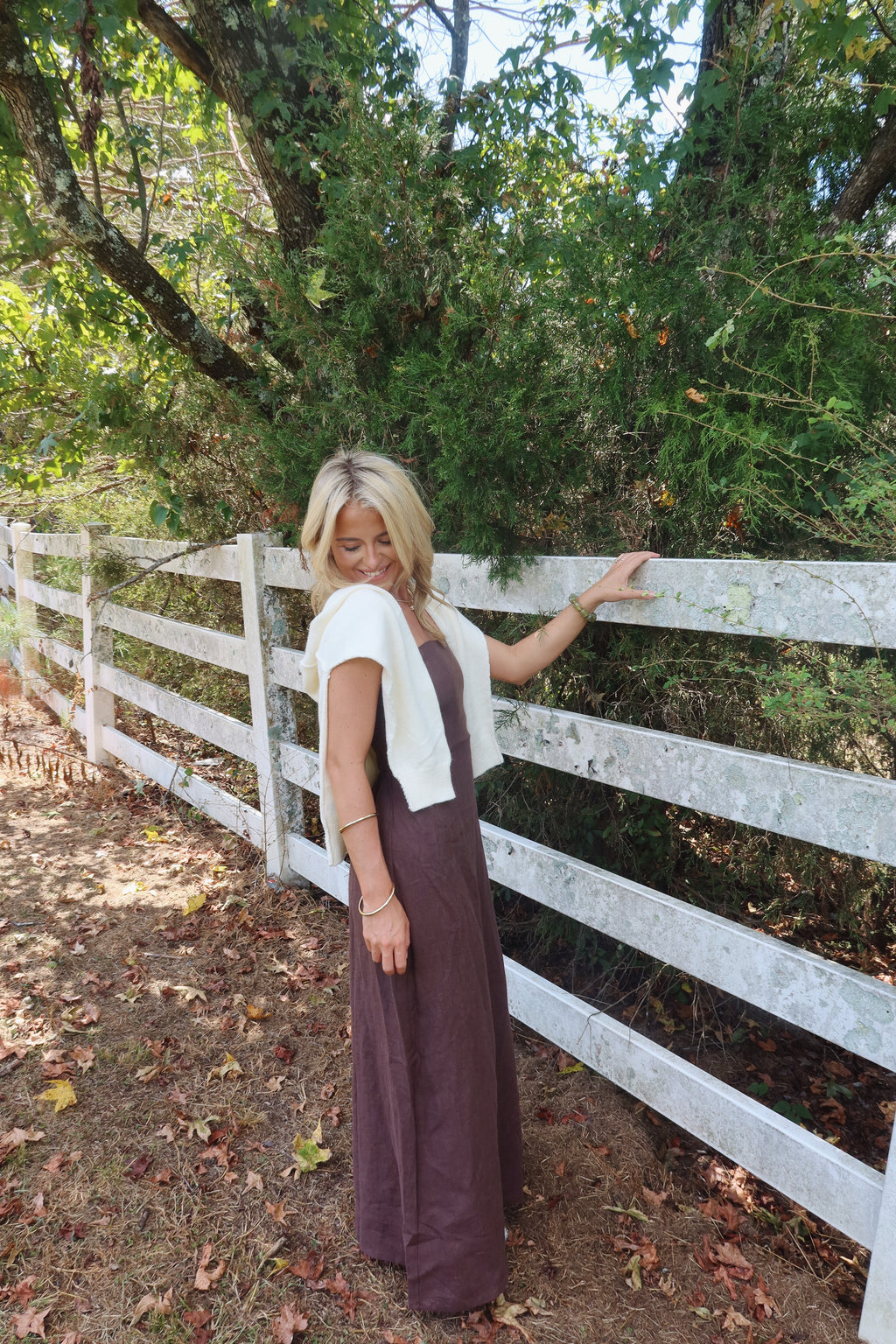 Iris Linen Maxi Dress