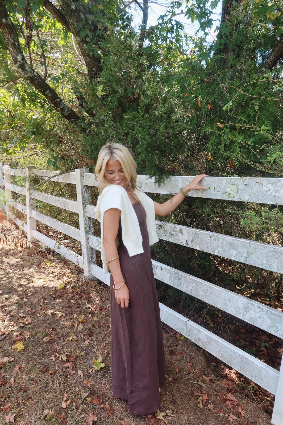 Iris Linen Maxi Dress