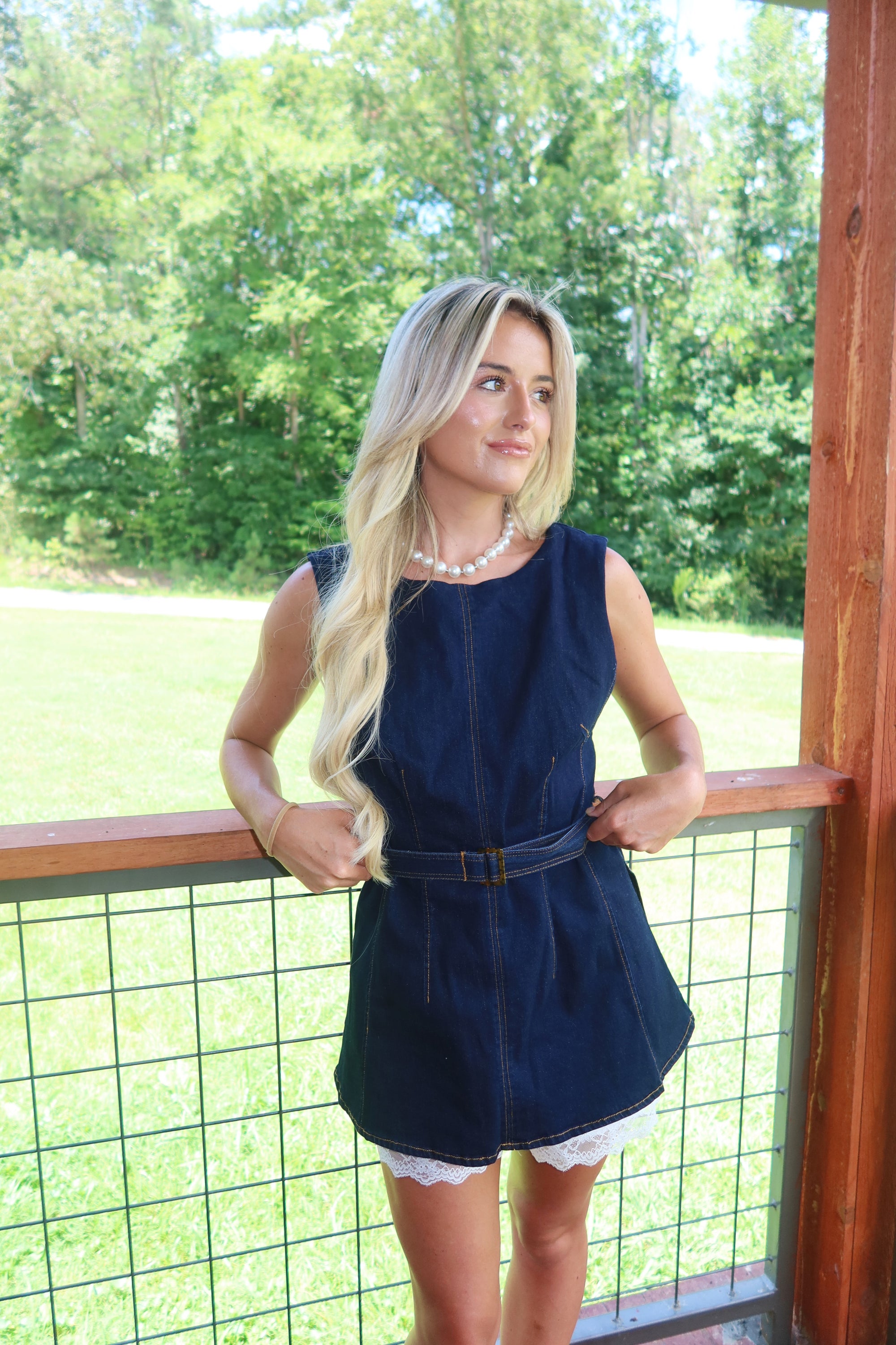 Sutton Denim Top