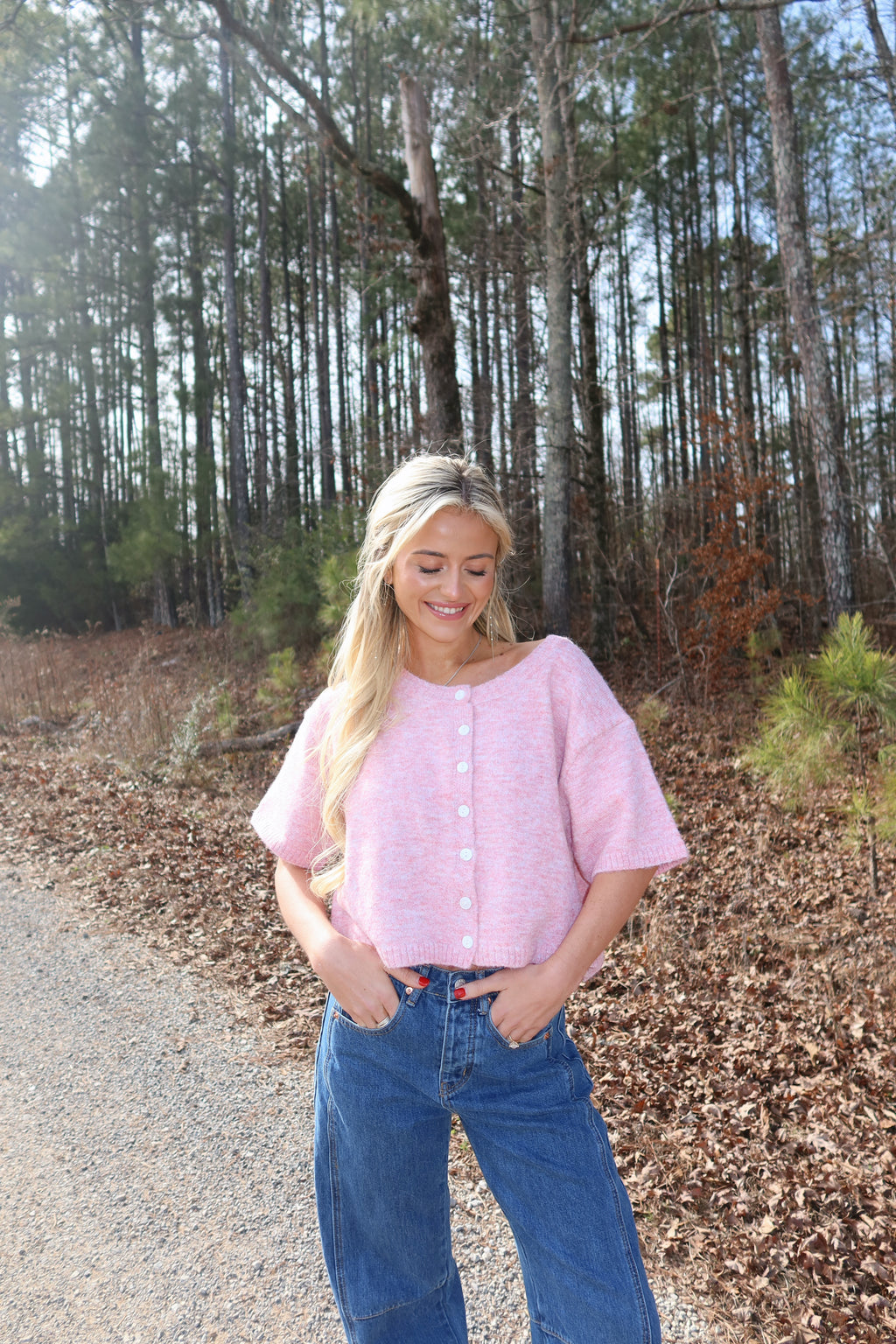 Cora Cardigan (Pink)