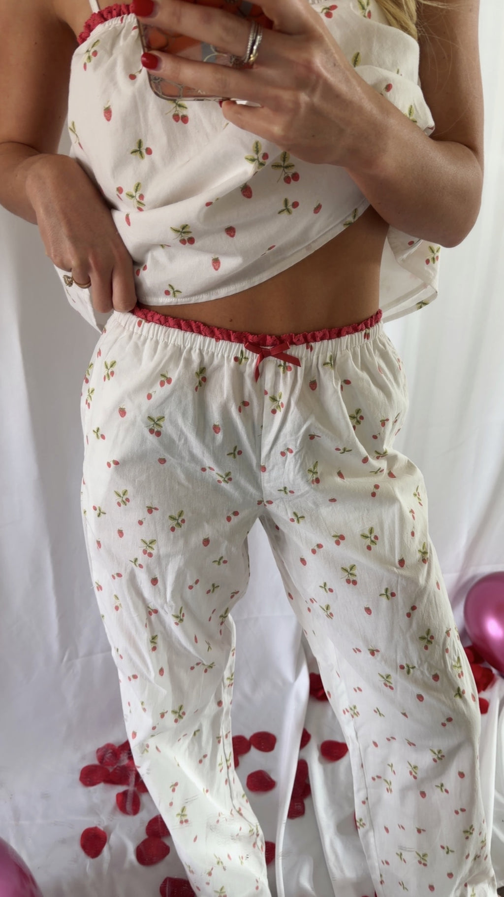 Strawberry Kiss PJ Set
