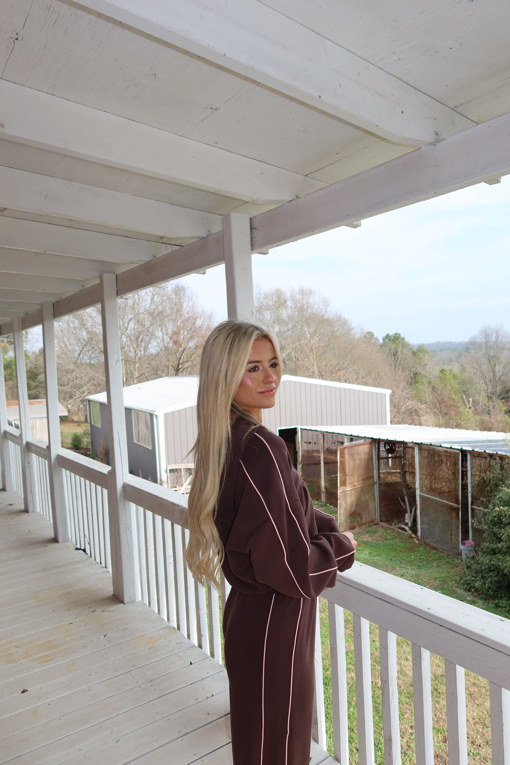 Scuba Wide Leg Pants (Chocolate)