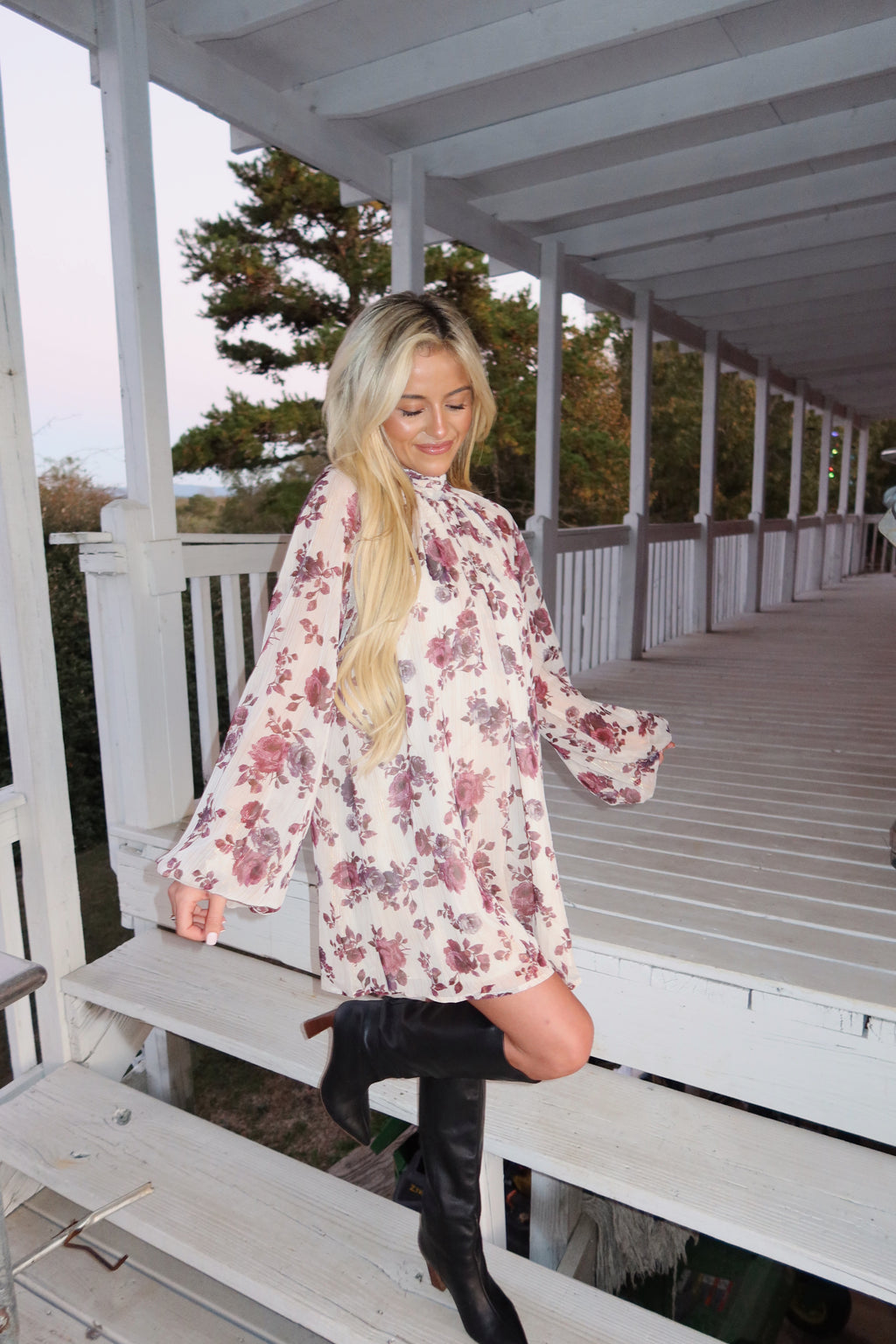 Magnolia High Neck Romper