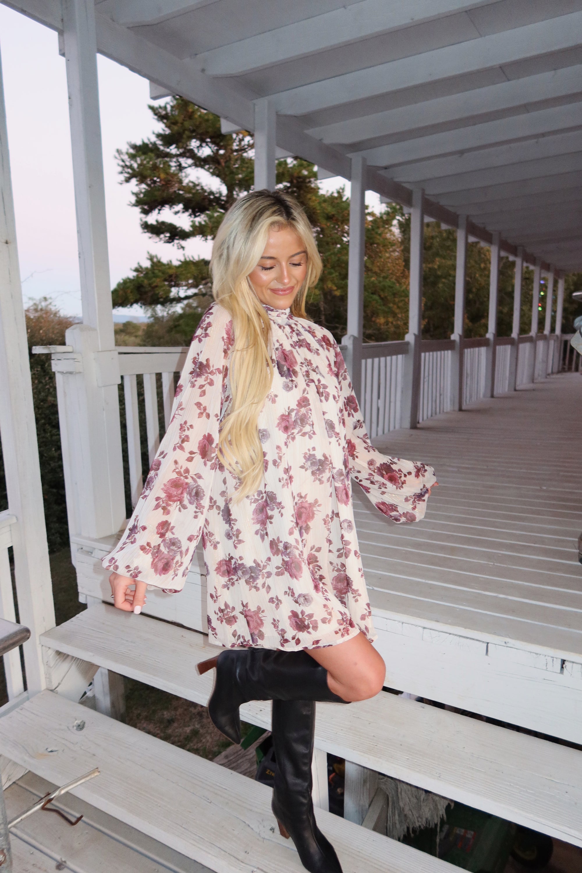 Magnolia High Neck Romper