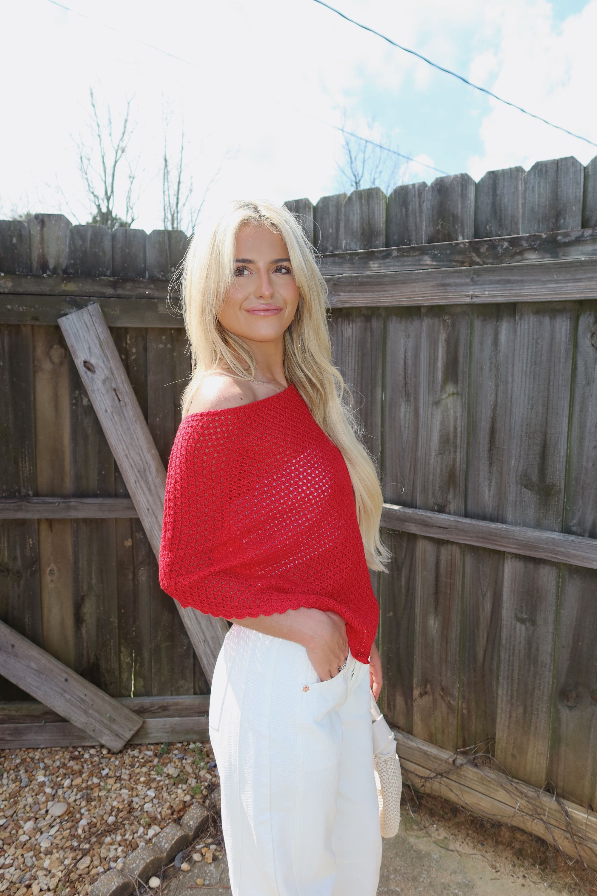 Sunset Crochet Poncho