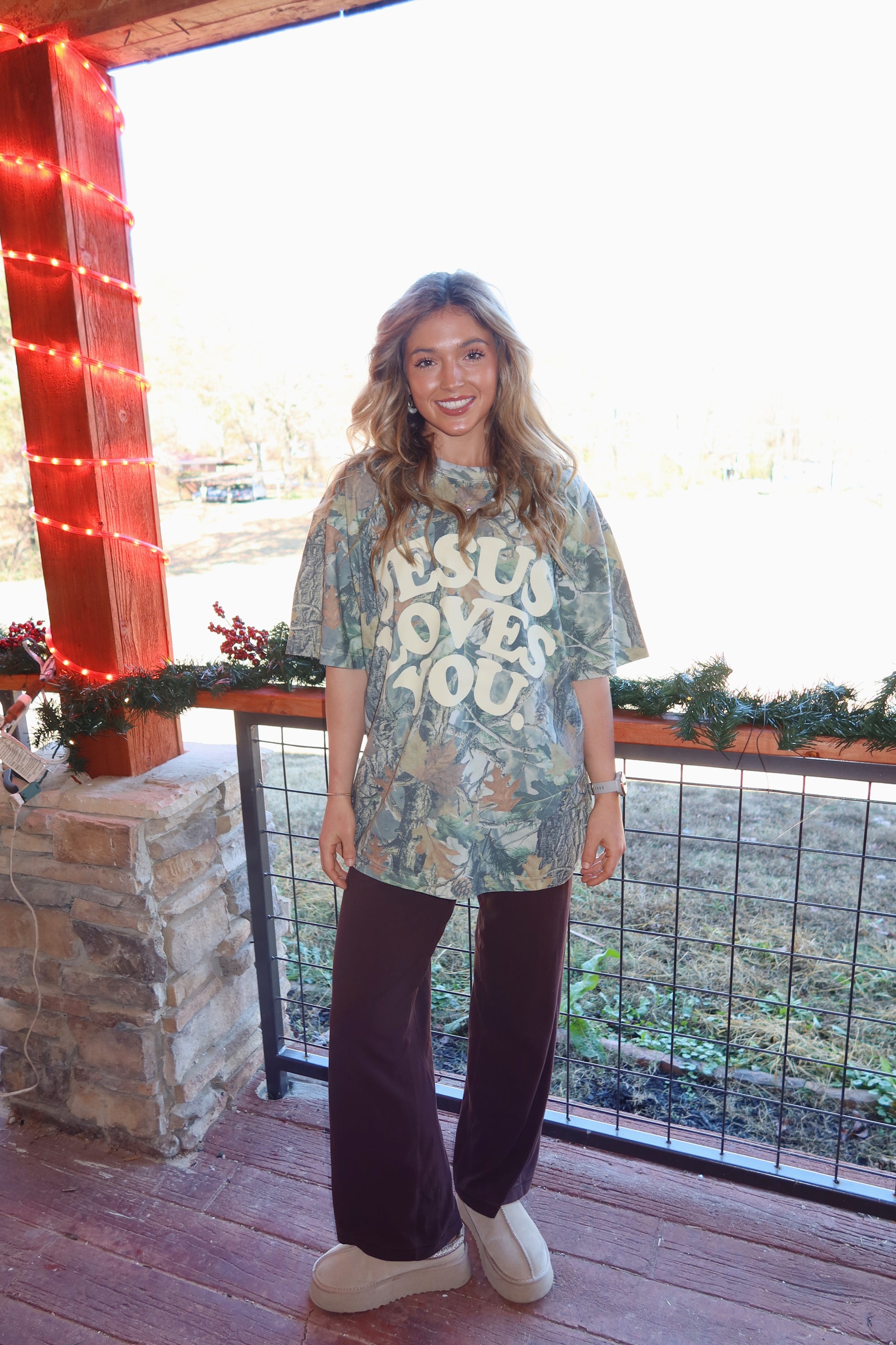 JESUS LOVES YOU Camo Tee