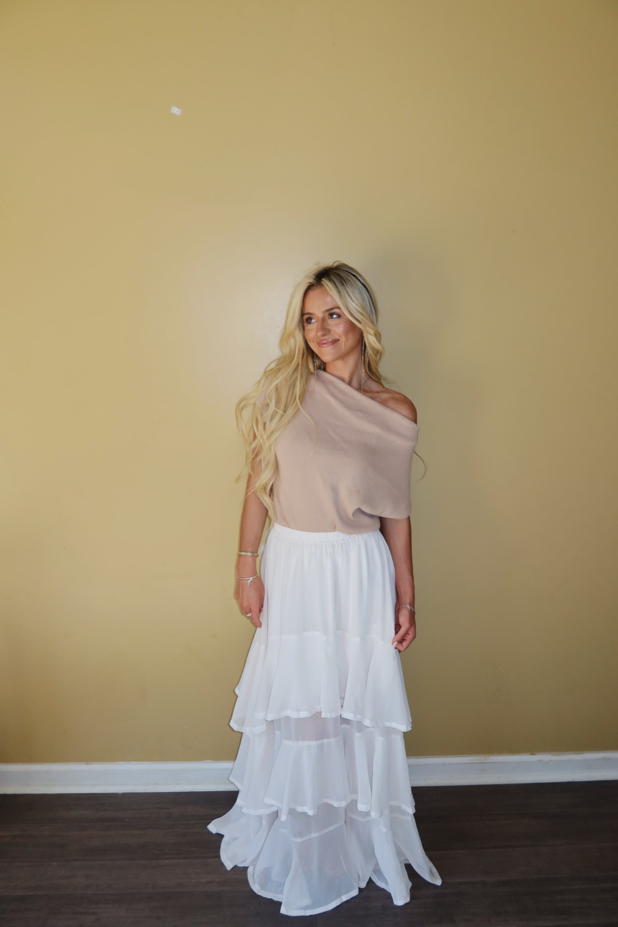 Timeless Elegance Tiered Skirt