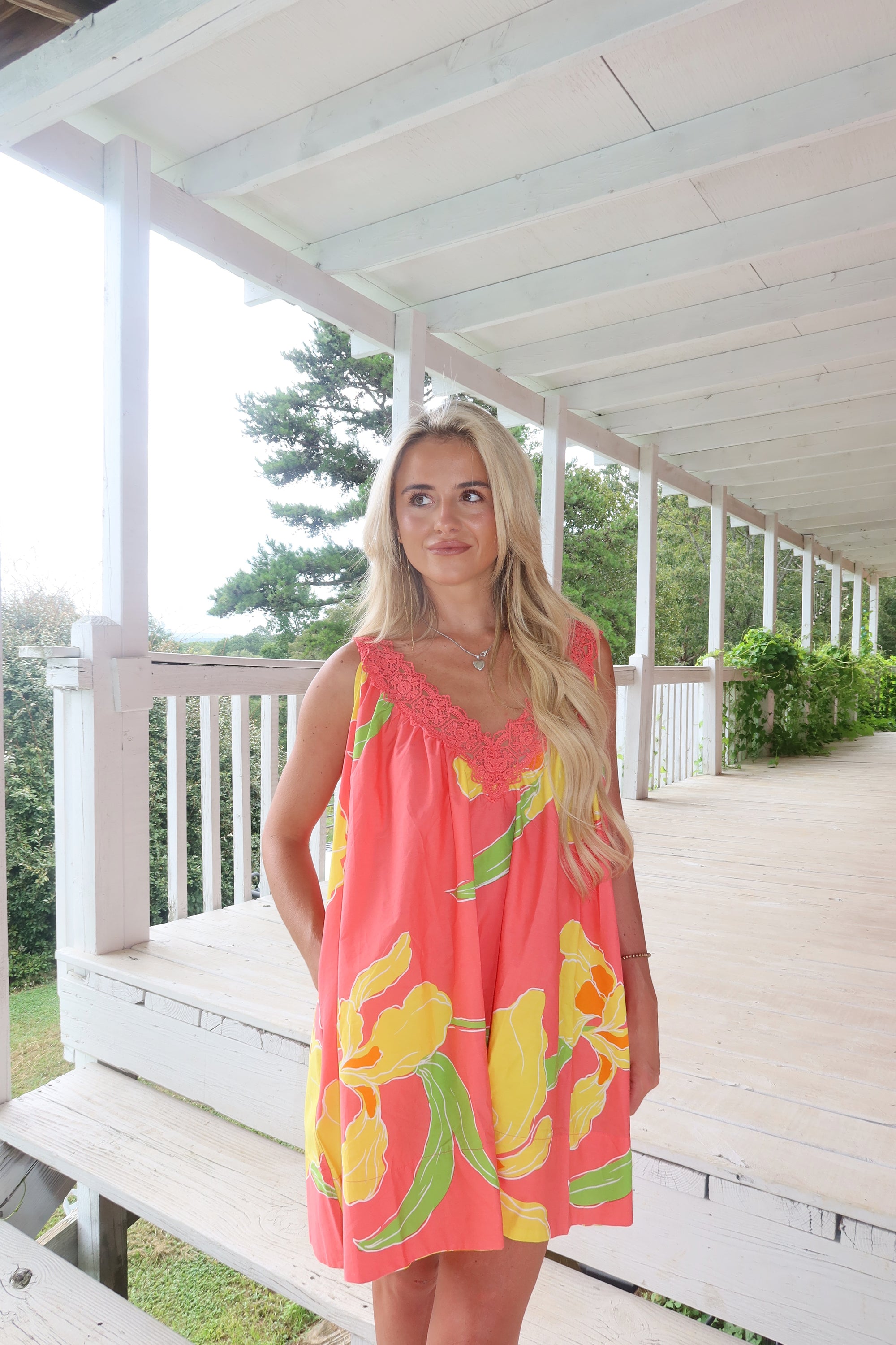Sylvia Floral Swing Dress