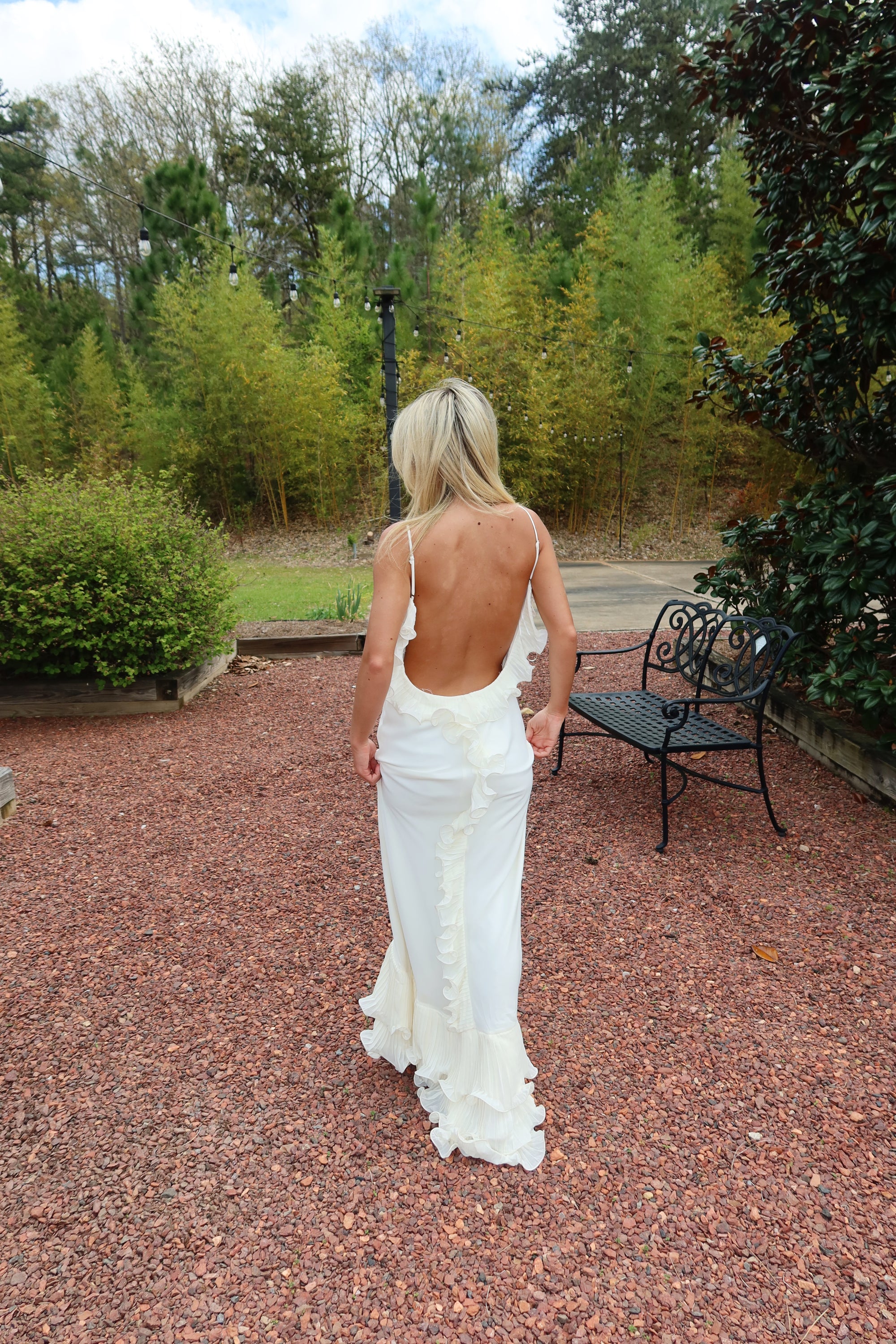 The Fleur Maxi Dress (ivory)