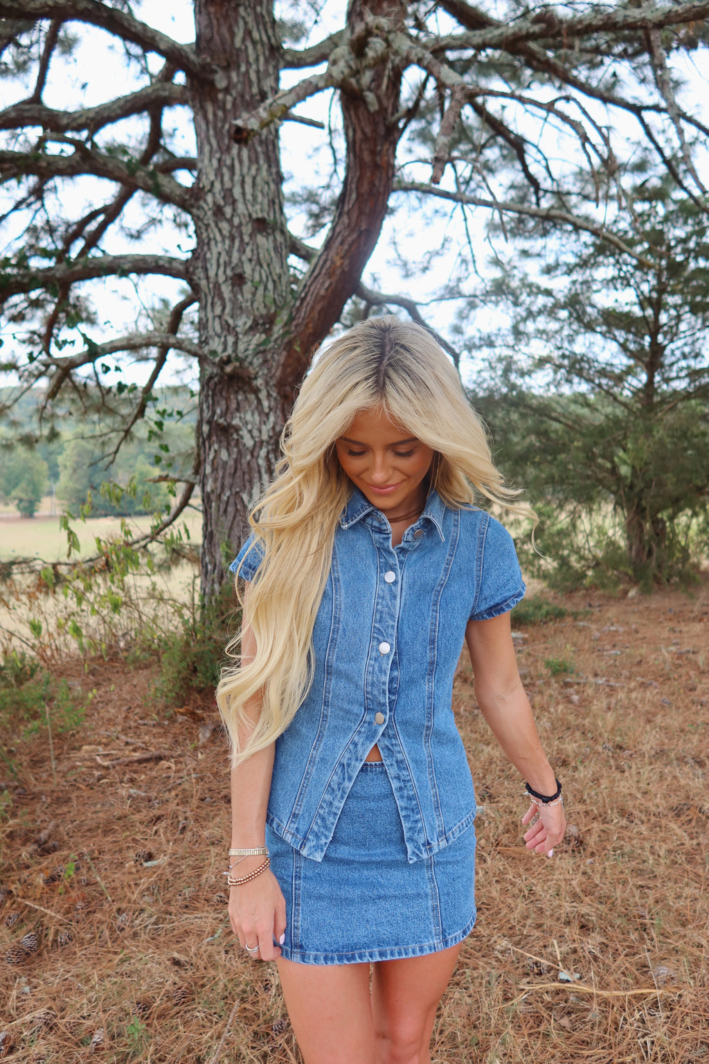 Autumn Blues Denim Set