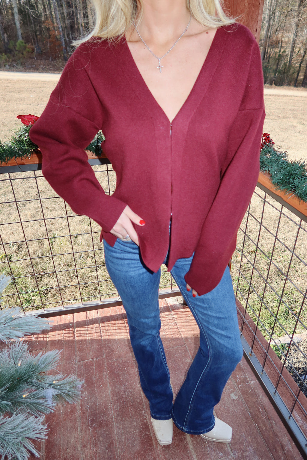 Greta Knit Cardigan Top