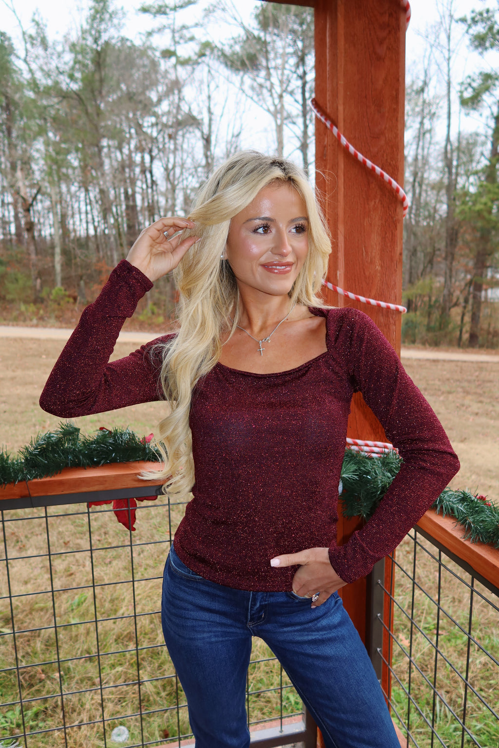Holiday Spark Top