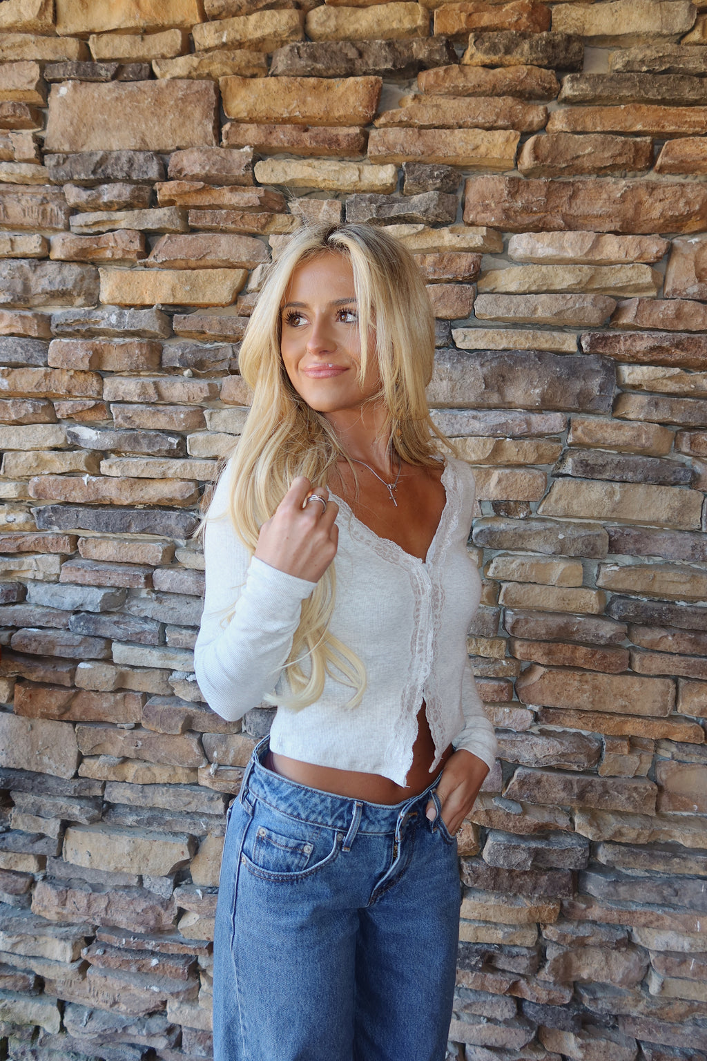 Lacey Ribbed Crop Top