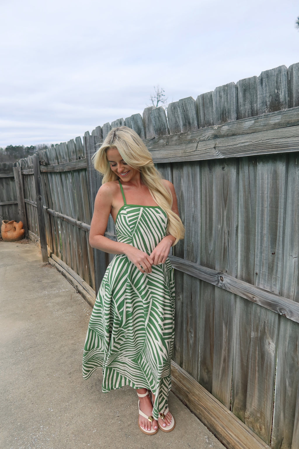 The Emerald Escape Handkerchief Dress