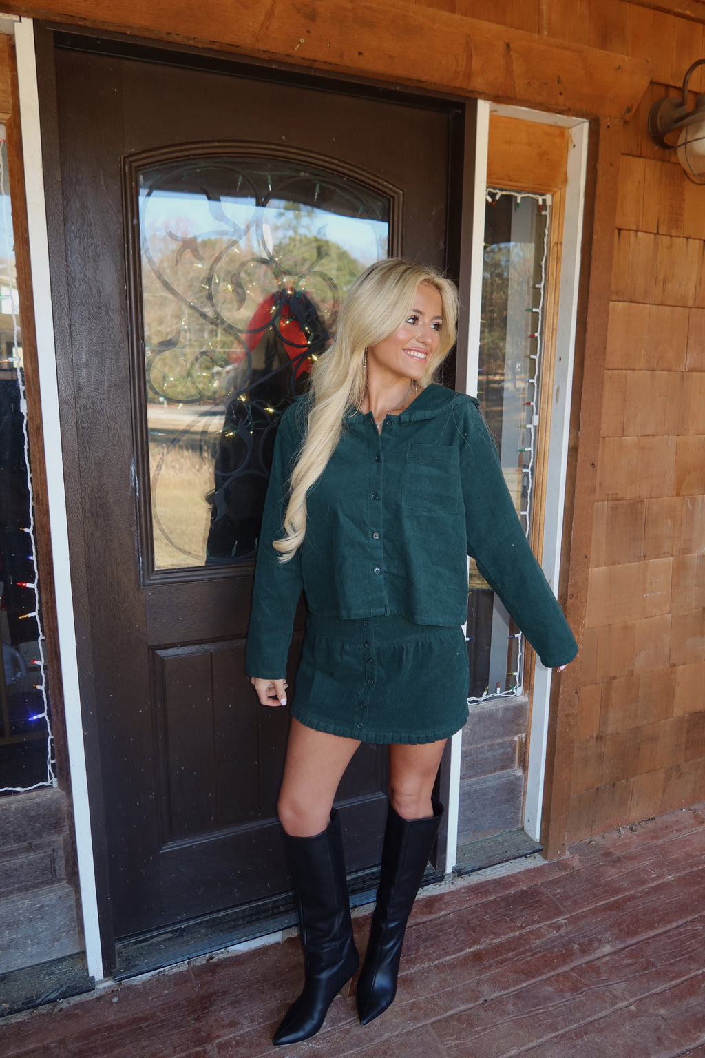 Hunter Corduroy Skirt Set