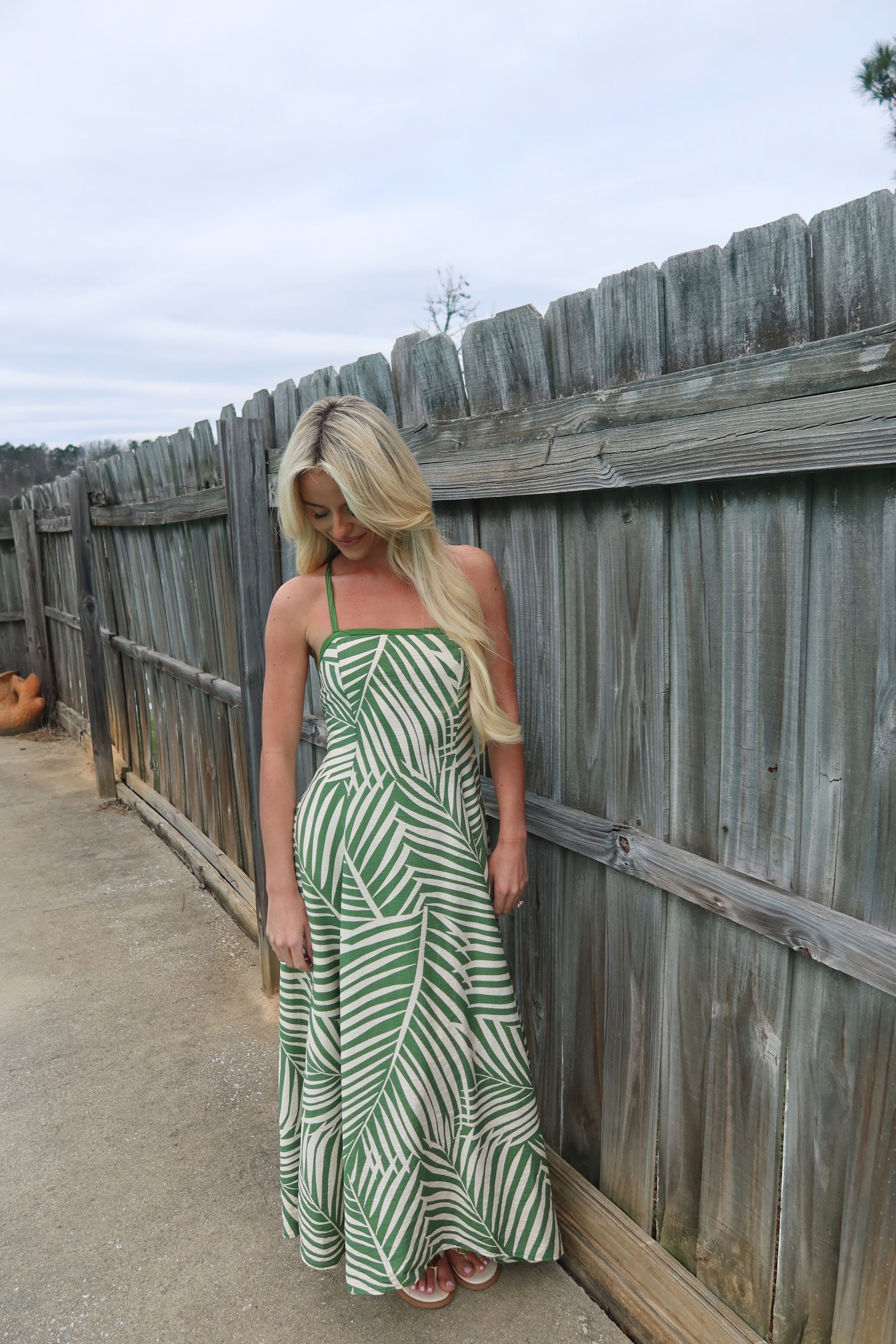 The Emerald Escape Handkerchief Dress