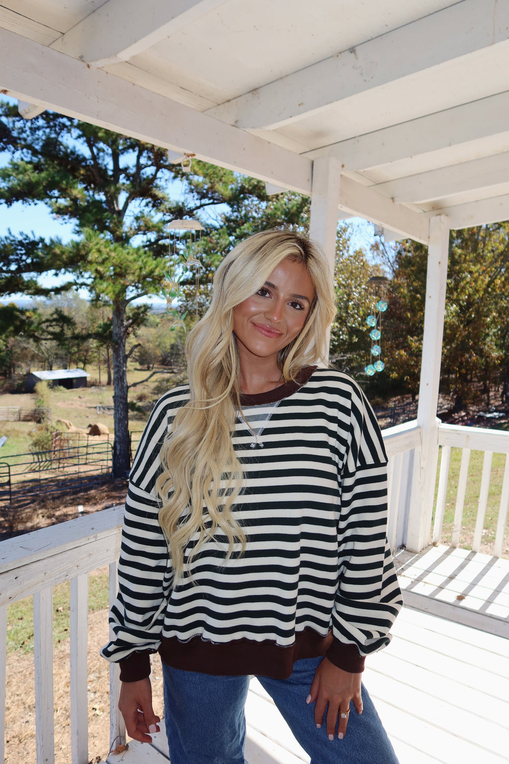 Blair Striped Pullover